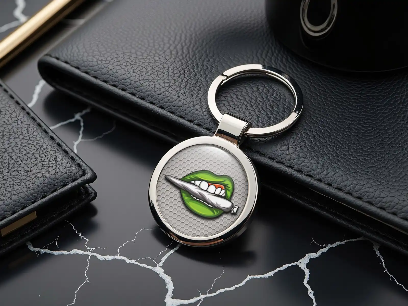 Custom Keyrings Personalized Alloy Finish